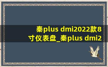 秦plus dmi2022款8寸仪表盘_秦plus dmi2023仪表盘功能讲解